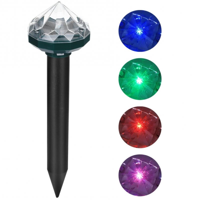 Odstraszacz kretów, myszy, mrówek, szczurów i węży zasilany energią słoneczną; Ultradźwiękowy odstraszacz kretów zasilany energią słoneczną; Odstrasza