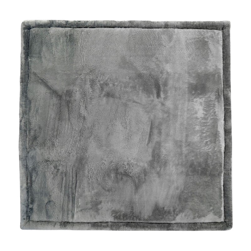 Dywan Shaggy Puffy szary 80 x 80 cm