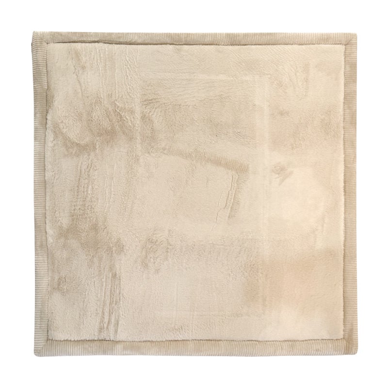 Dywan Shaggy Puffy beżowy 80 x 80 cm