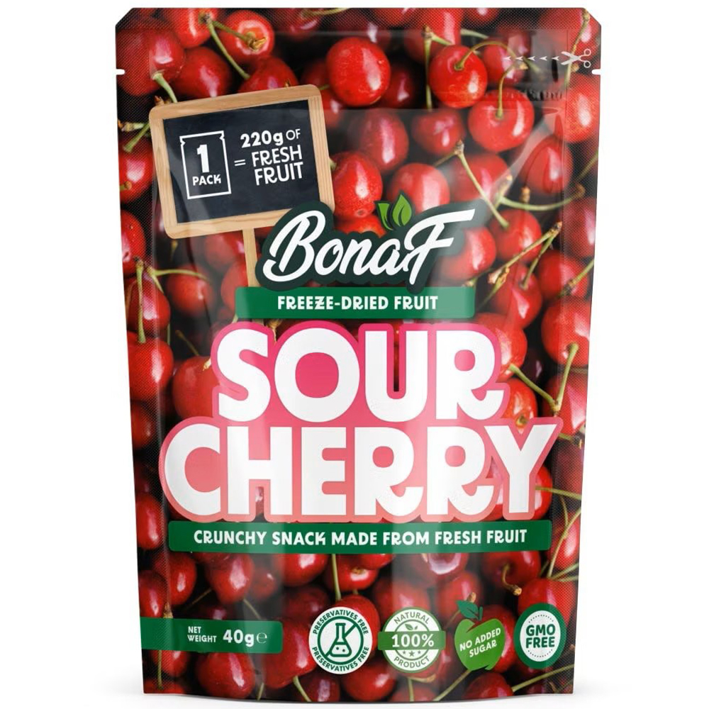Bonaf Liofilizowane wiśnie, 40 g