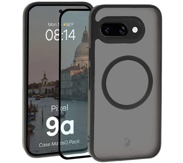 Bizon Case MatteO Pack do Google Pixel 9a Czarny