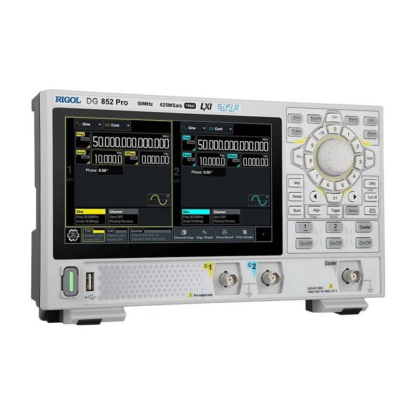 Generator arbitralny Rigol DG852 Pro 50MHz - 2 kanały