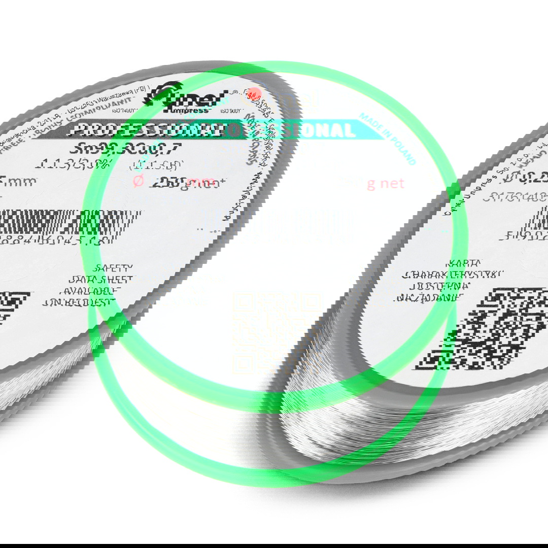 Cyna Cynel LC99.3 250g/0,25mm - bezołowiowa