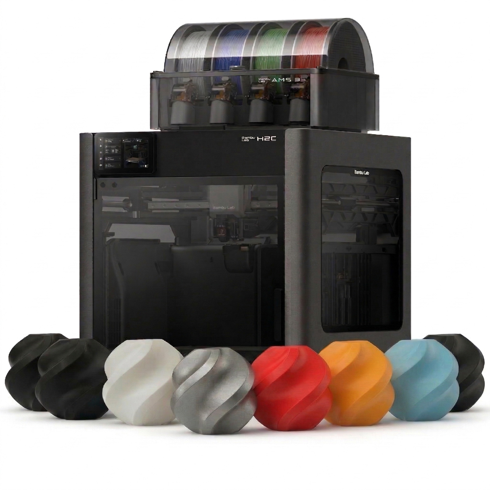 Pakiet - Drukarka 3D Bambu Lab H2C AMS Combo + 8x Filament PLA i PETG