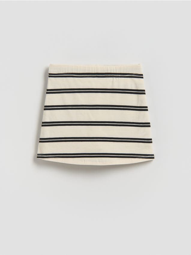 Reserved - Spódnico-spodenki - złamana biel