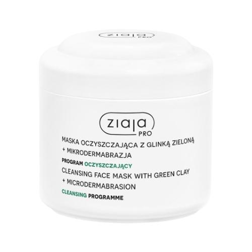Ziaja Pro Maska oczyszczająca z glinką zieloną + mikrodermabrazja, 250 ml