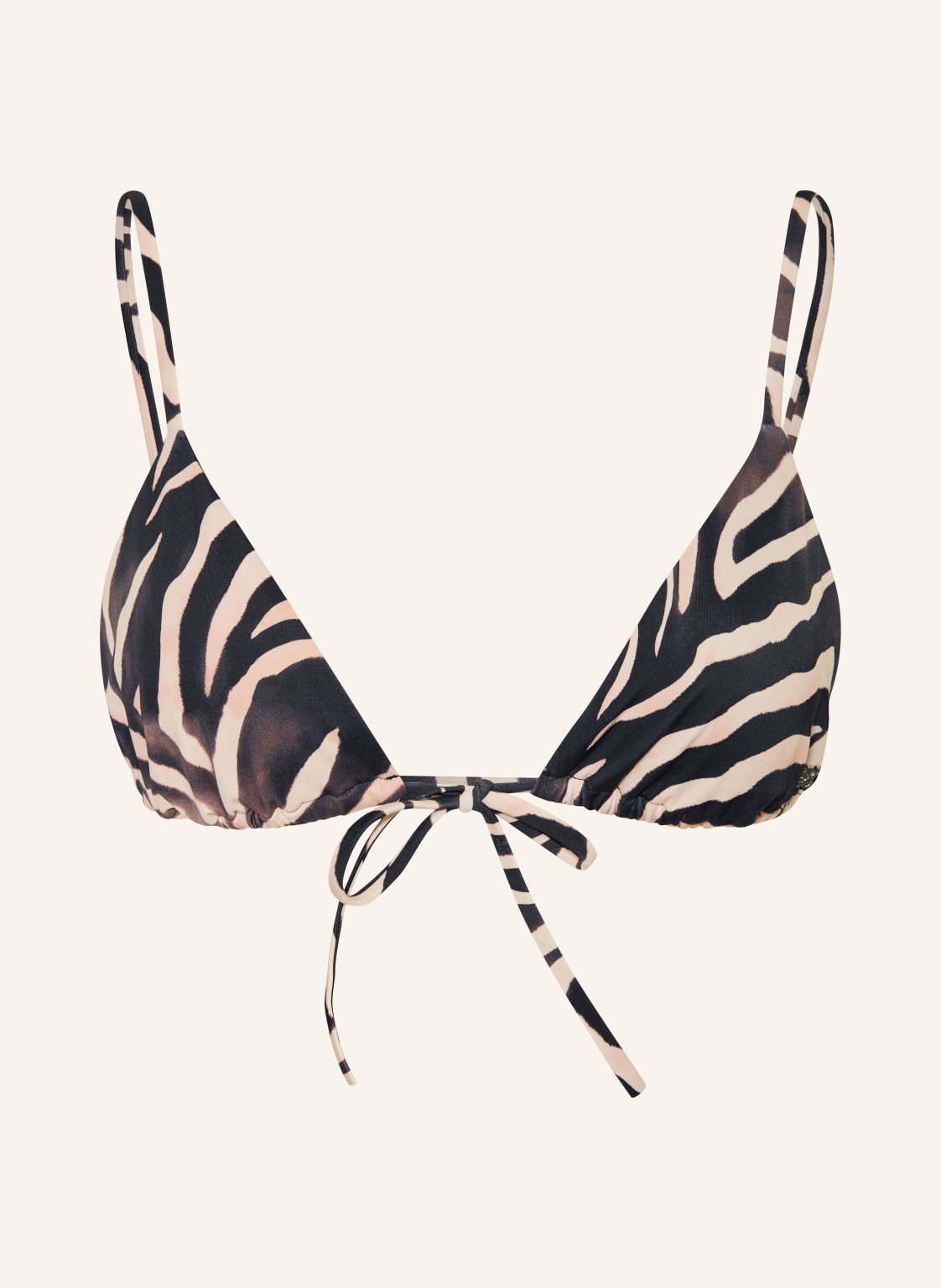 Hugo Top Bikini W Kształcie Trójkąta Fancy schwarz