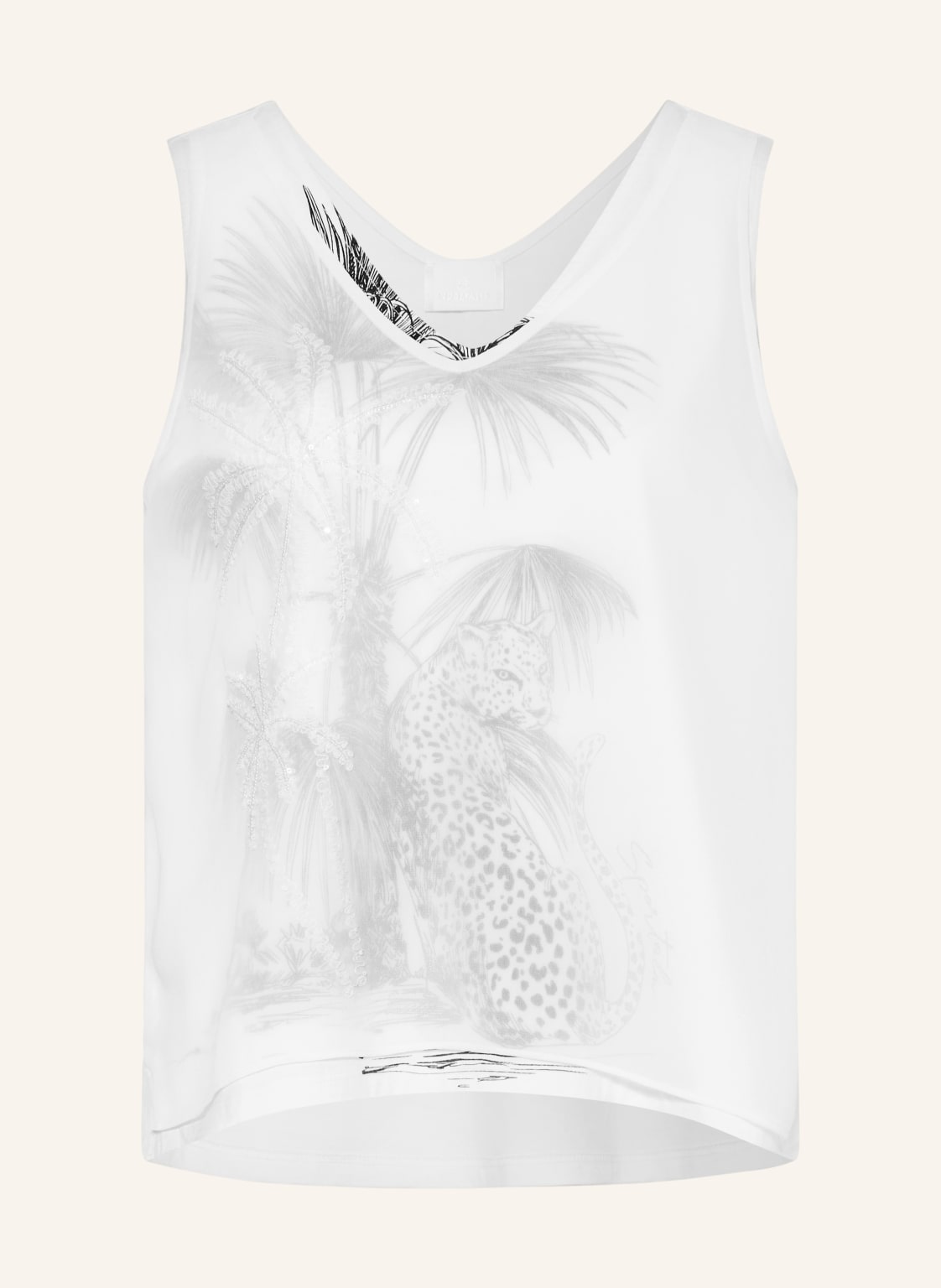 Sportalm Top Z Cekinami weiss