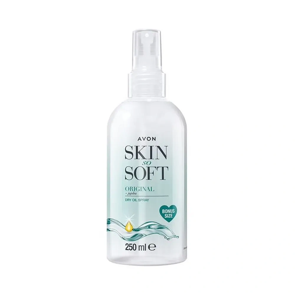 Avon Skin So Soft suchy olejek do ciała w sprayu z olejkiem jojoba 250 ml