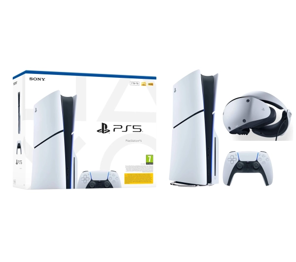 Sony PlayStation 5 Slim E Chassis PS5 1TB z napędem + PlayStation VR2