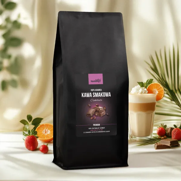 Kawa smakowa Premium Czekolada 1kg ziarnista