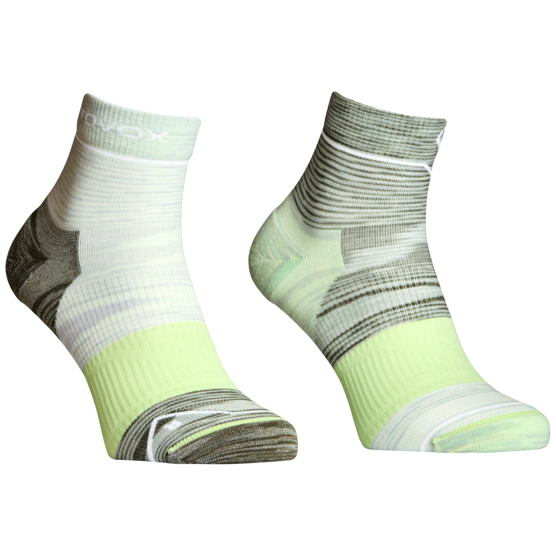Skarpety damskie Ortovox Alpine Quarter Socks W Rozmiar skarpet: 35-38 / Kolor: jasnozielony