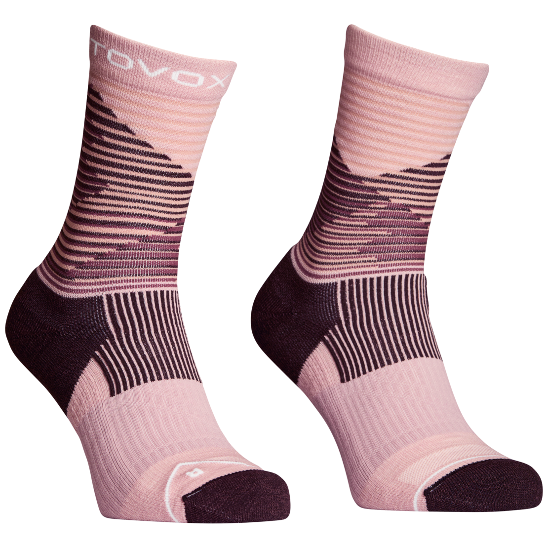 Skarpety damskie Ortovox All Mountain Mid Socks W Rozmiar skarpet: 35-38 / Kolor: różowy