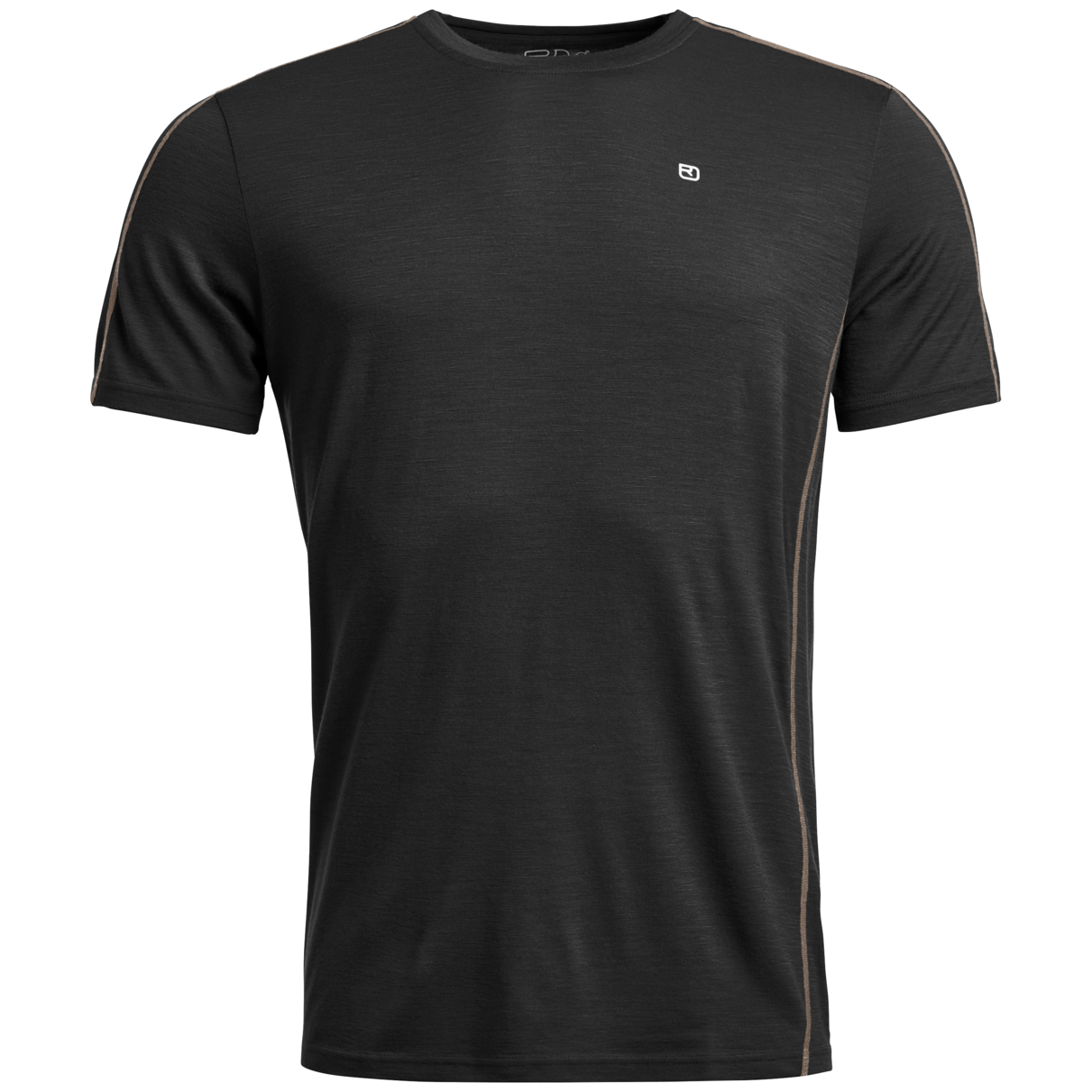 Męska koszulka Ortovox 185 Rock'N'Wool Short Sleeve M Rozmiar: L / Kolor: czarny