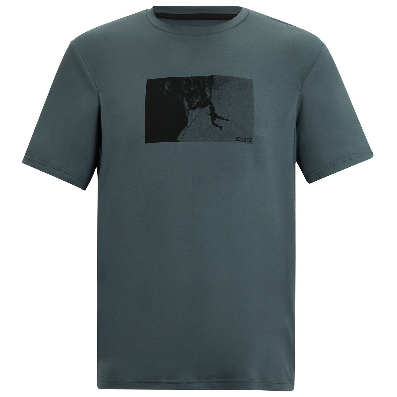 Koszulka męska Regatta Fingal Stretch Rozmiar: XXL / Kolor: ciemnozielony