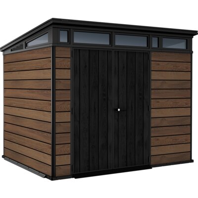 KETER Domek narzędziowy Pent 279 x 218 x 226 cm Orzech