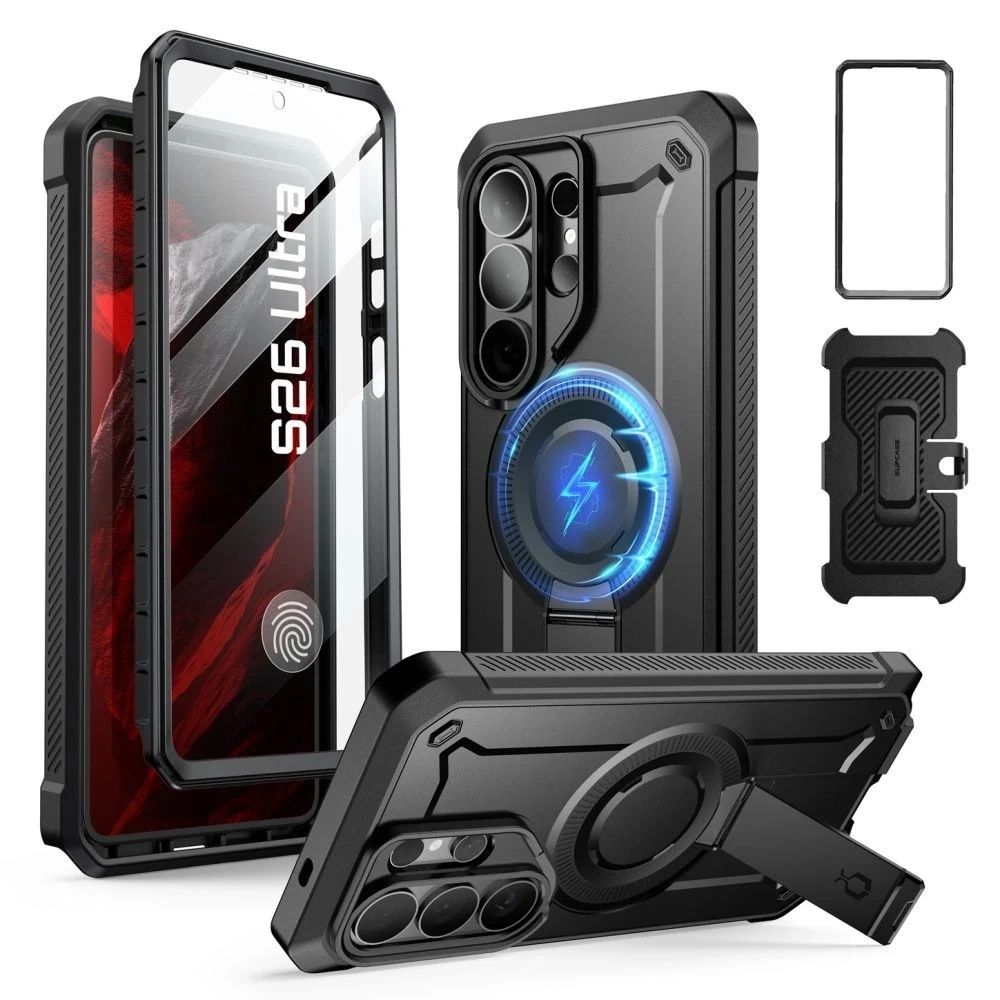 Etui Pancerne Supcase Unicorn Beetle Pro Mag MagSafe 2-Set do Samsung Galaxy S26 Ultra Black