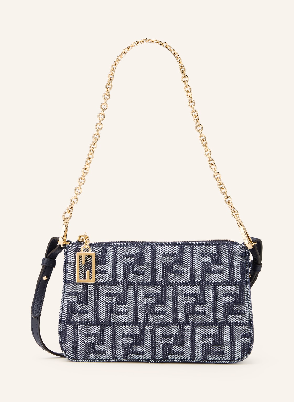 Fendi Torba Na Ramię Baguette blau