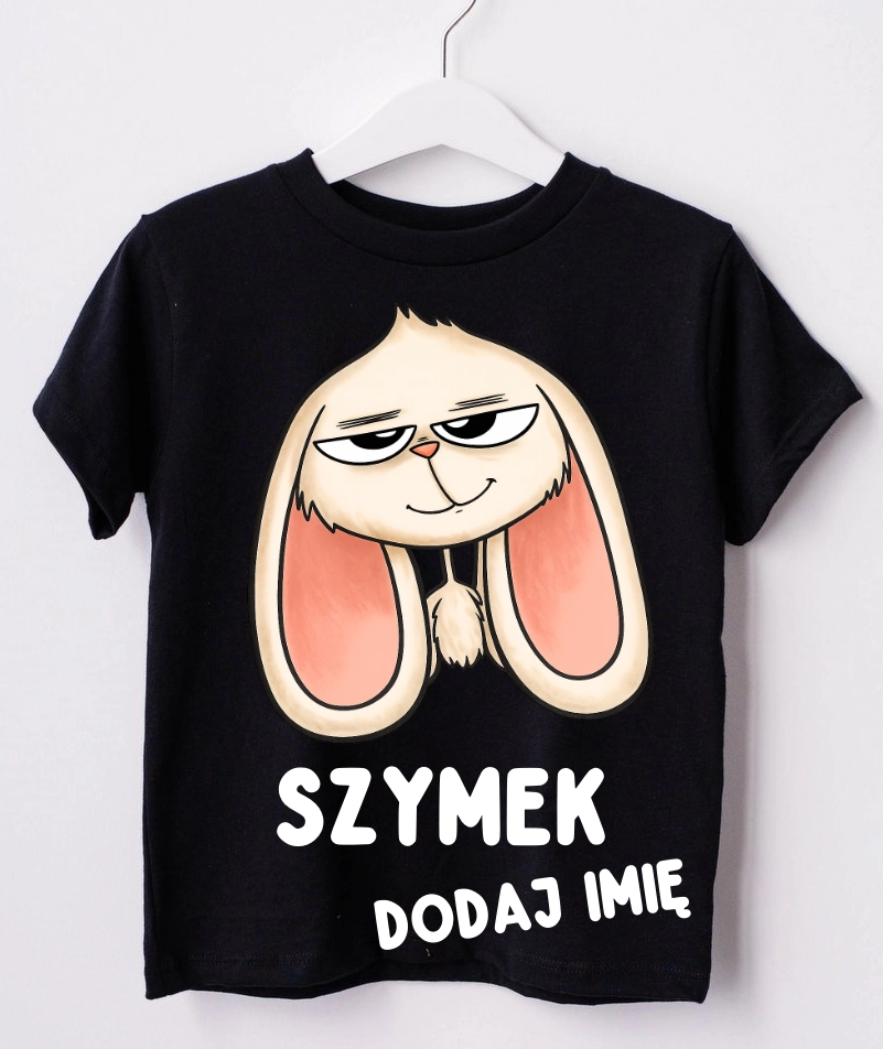 Koszulka z zajączkiem i imieniem na Wielkanoc - BUNNY66