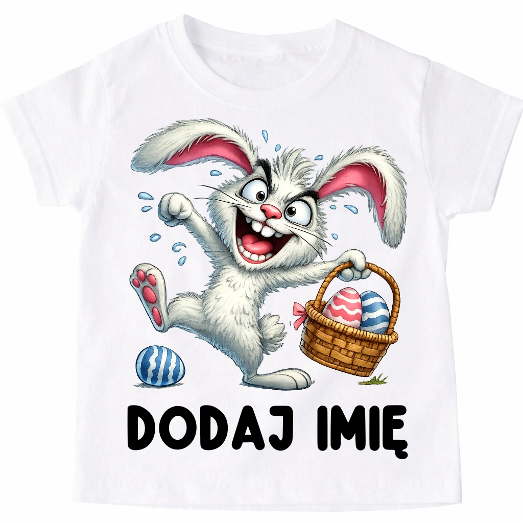 Koszulka dla dziecka na Wielkanoc z zajączkiem - zajączek556