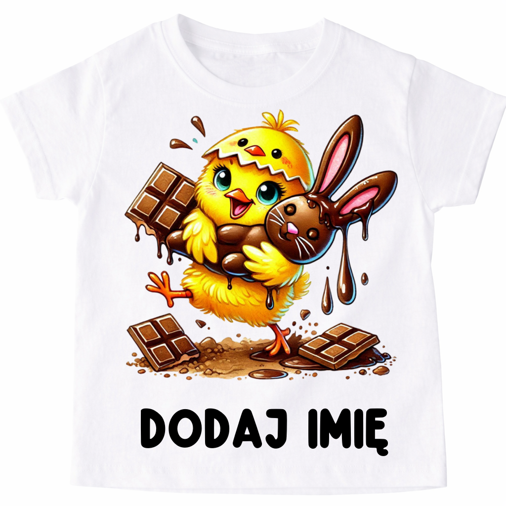 Personalizowana koszulka z kurczaczkiem na Wielkanoc - kurczaczek8