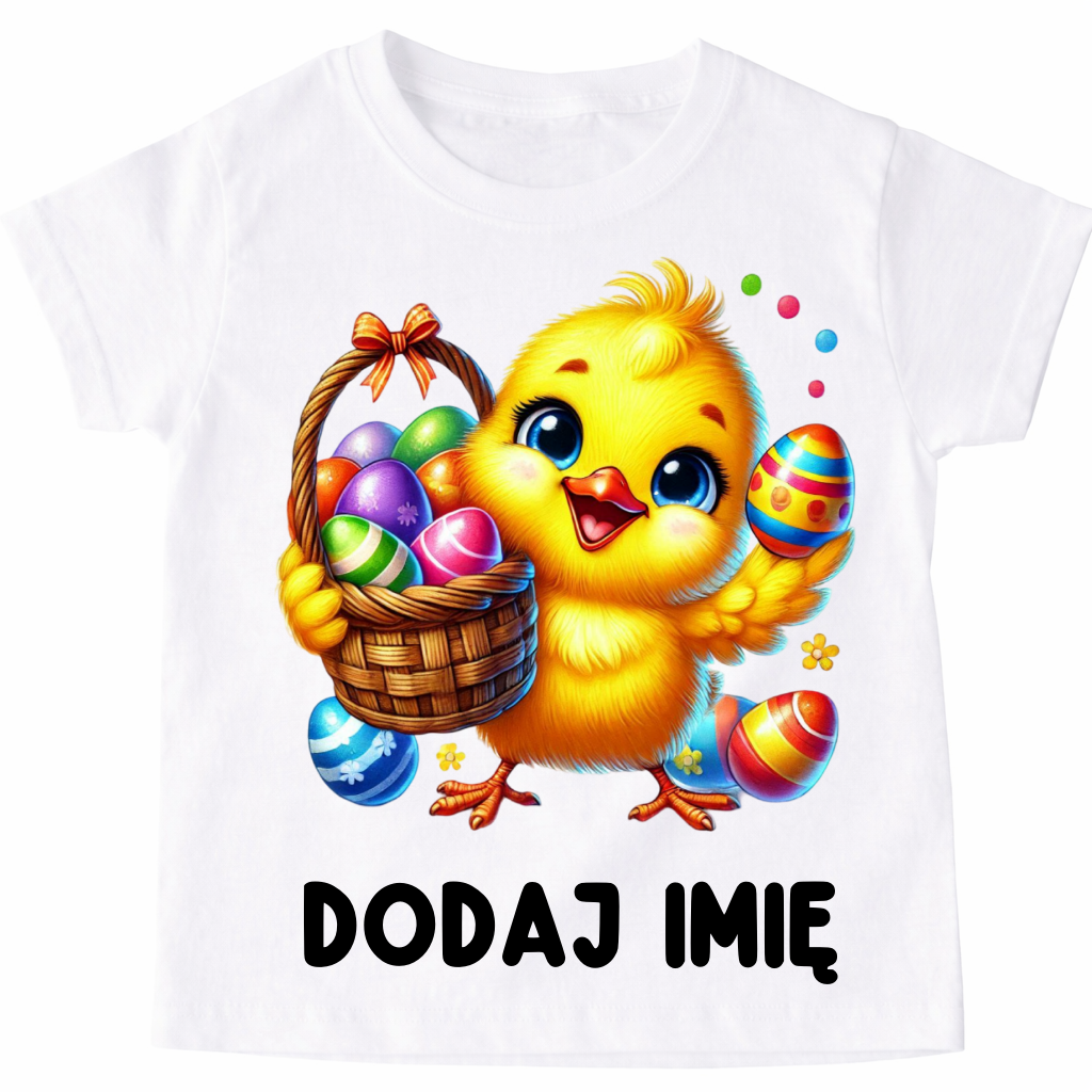Personalizowana koszulka z kurczaczkiem na Wielkanoc - kurczaczek13