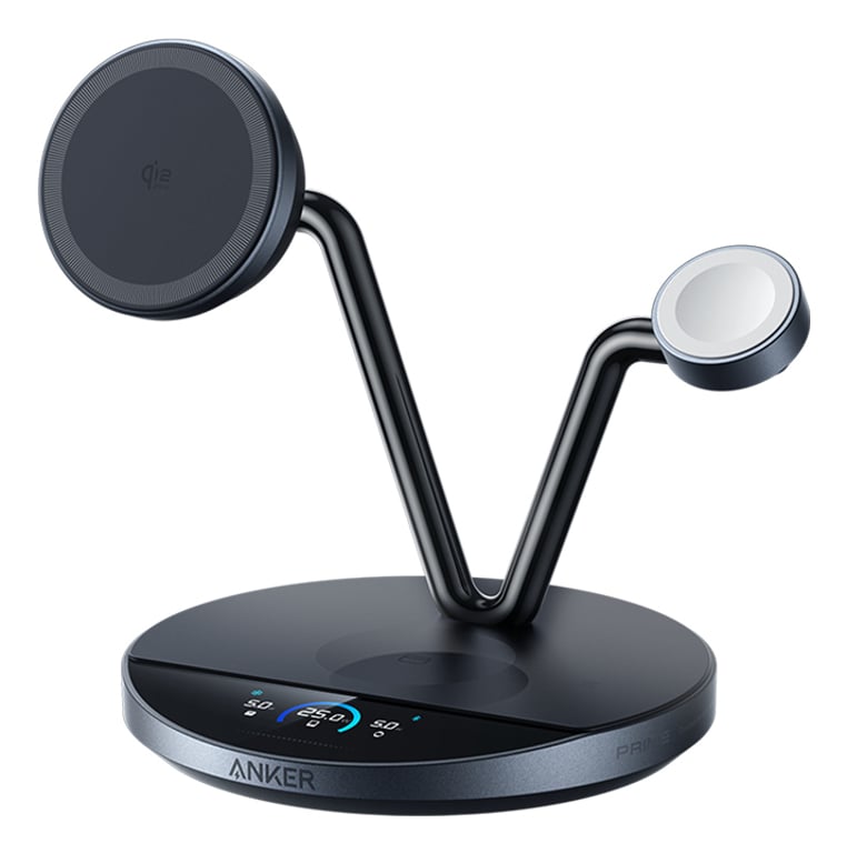 Anker B25X7G11 ładowarka do urządzeń przenośnych Słuchawki, Smartfon, Smartwatch Czarny USB Bezprzewodowe ładowanie Szybkie ładowanie Wewnętrzna