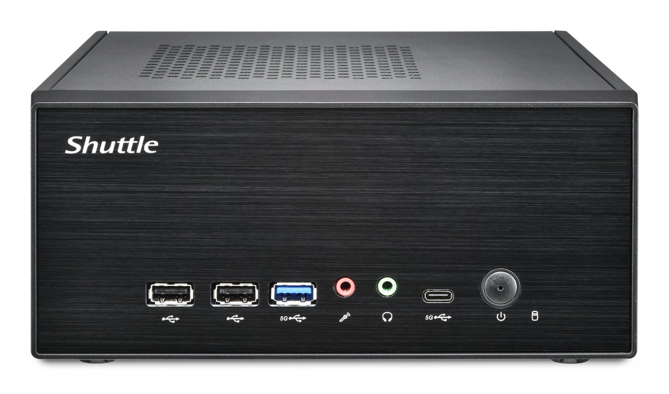 Shuttle Slim PC XB860G2 Wielkość PC 3.5L Czarny Intel B860 LGA 1851 (Socket V1)