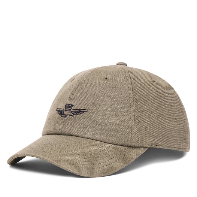 Czapka z daszkiem Aeronautica Militare 261HA1245UCT04293 Beżowy