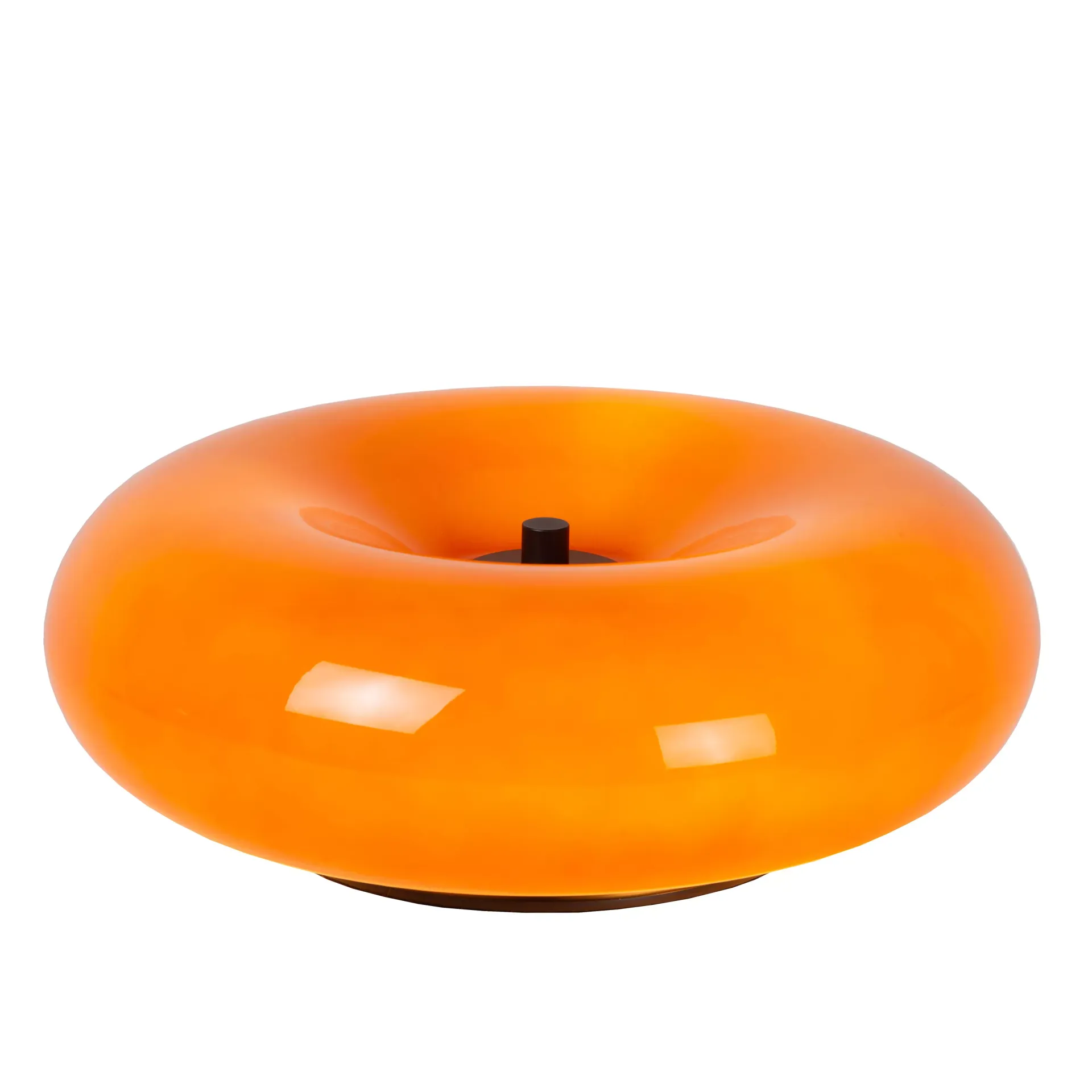 SANTINO lampa stołowa szklany donut pomarańczowy 3xG9 LUCIDE 10525/30/53