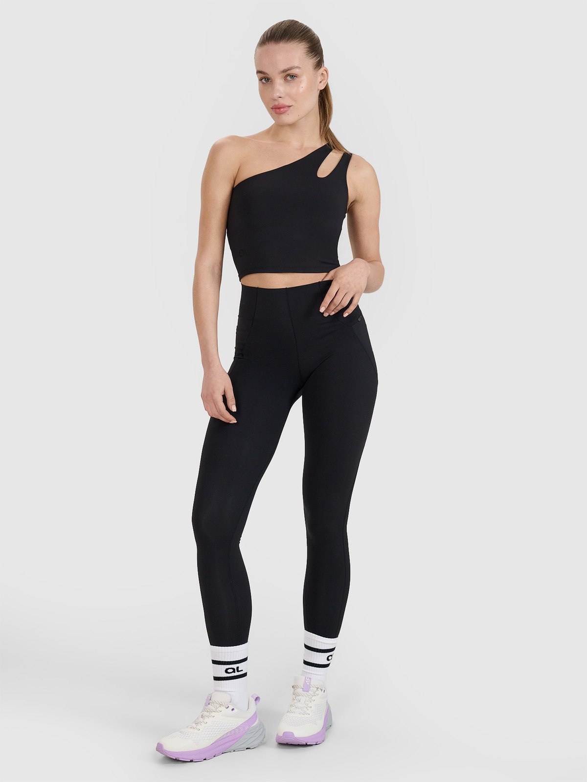 4F Legginsy treningowe szybkoschnące 4F x Anna Lewandowska - czarne M