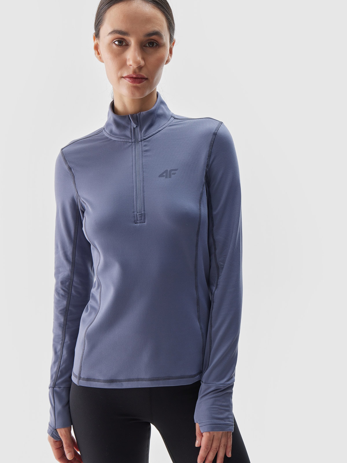 4F Bielizna termiczna drapana (góra) damska - granatowa S