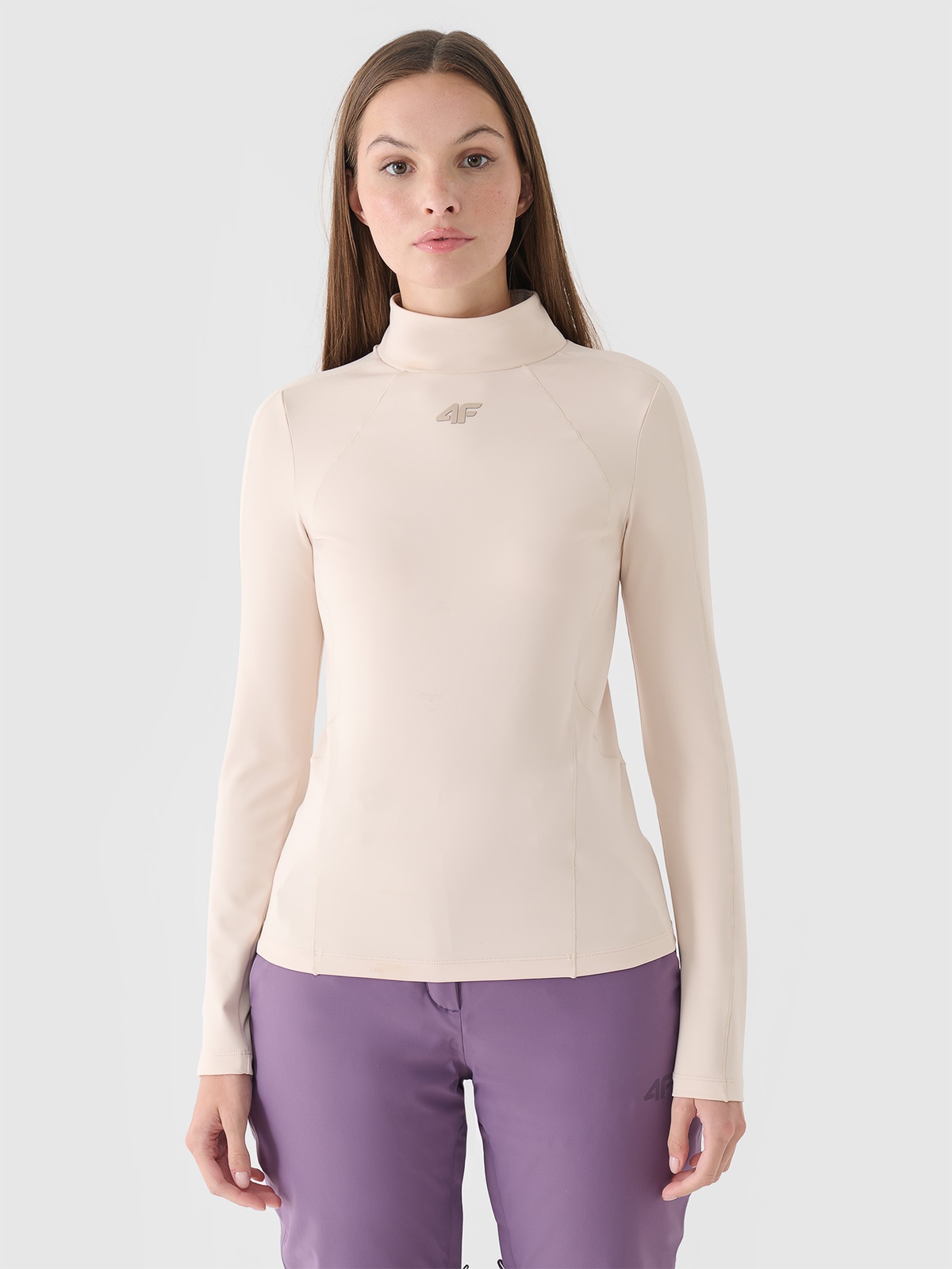 4F Bielizna termiczna drapana (góra) damska - beżowa M