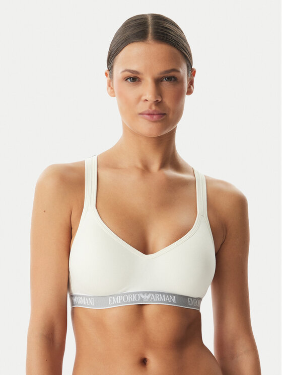 Emporio Armani Underwear Biustonosz sportowy EW000447 AF19026 U1131 Biały