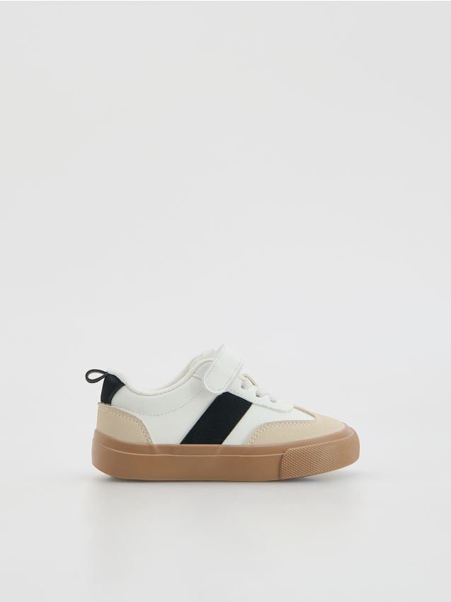 Reserved - Klasyczne trampki - złamana biel