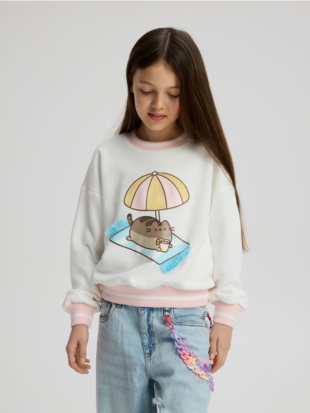 Reserved - Bluza Pusheen - wielobarwny