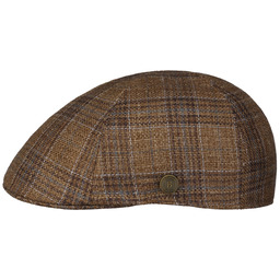 Kaszkiet Taverrey Check Duck by Balmoral, brązowy, S (54-55 cm)