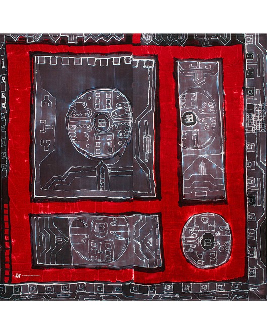 Chusta jedwabna 'Hania Masojada_02'