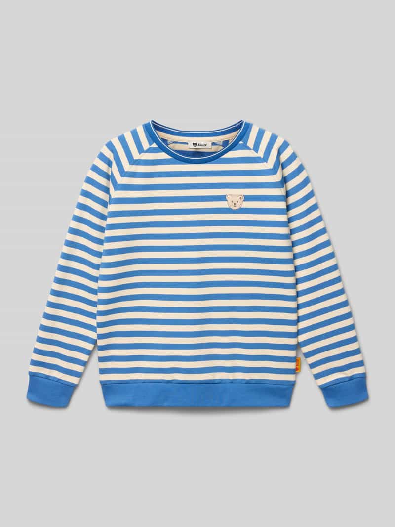 Bluza z wyhaftowanym motywem i detalem z logo