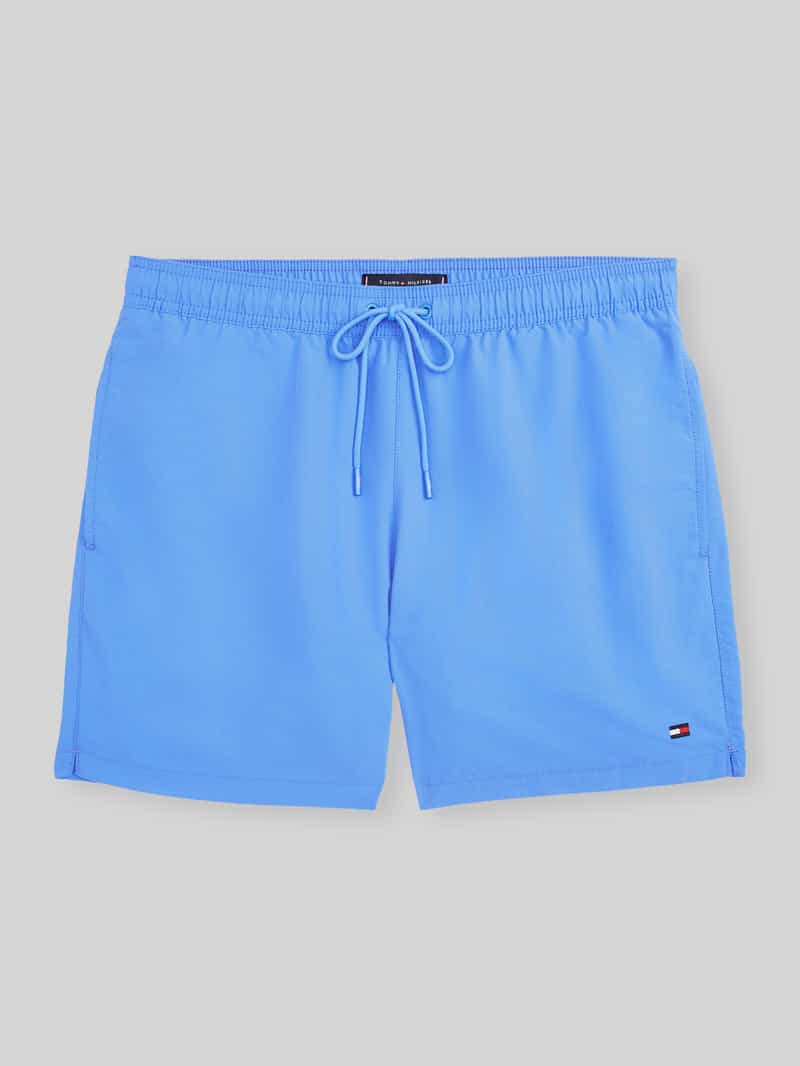 Spodenki kąpielowe o kroju regular fit z wyhaftowanym logo