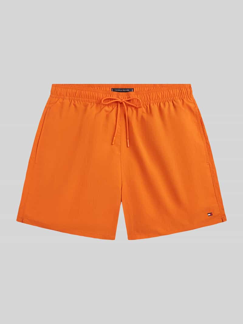 Spodenki kąpielowe o kroju regular fit z wyhaftowanym logo