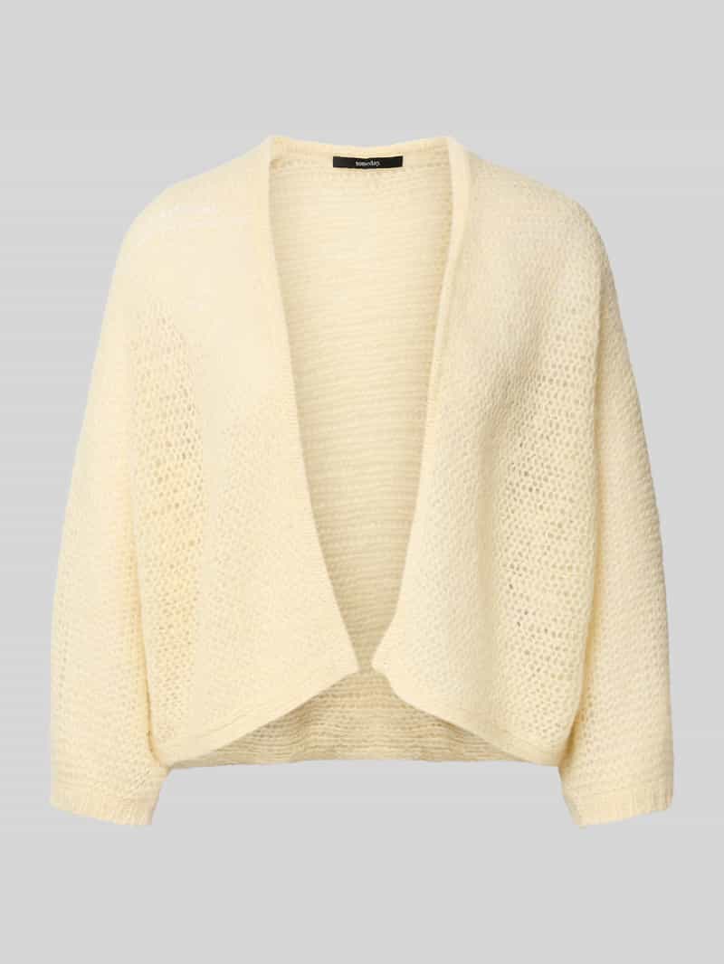 Kardigan o kroju relaxed fit z domieszką wełny z młodej alpaki model 'Tulea'