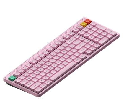 NuPhy Node 100 Low / Light Pink / Red nano NODE100LOWLPRN