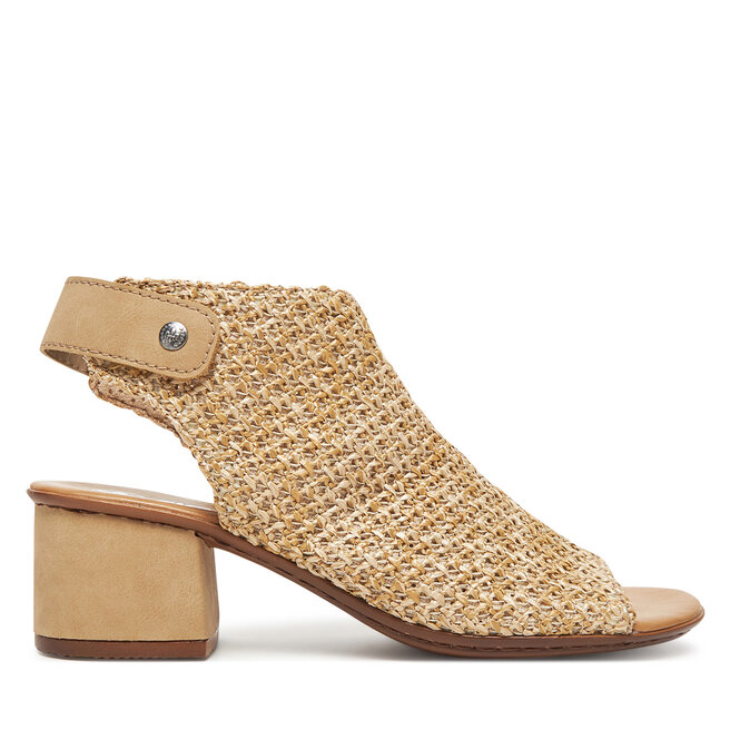 Sandały Rieker 64670-60 Beżowy