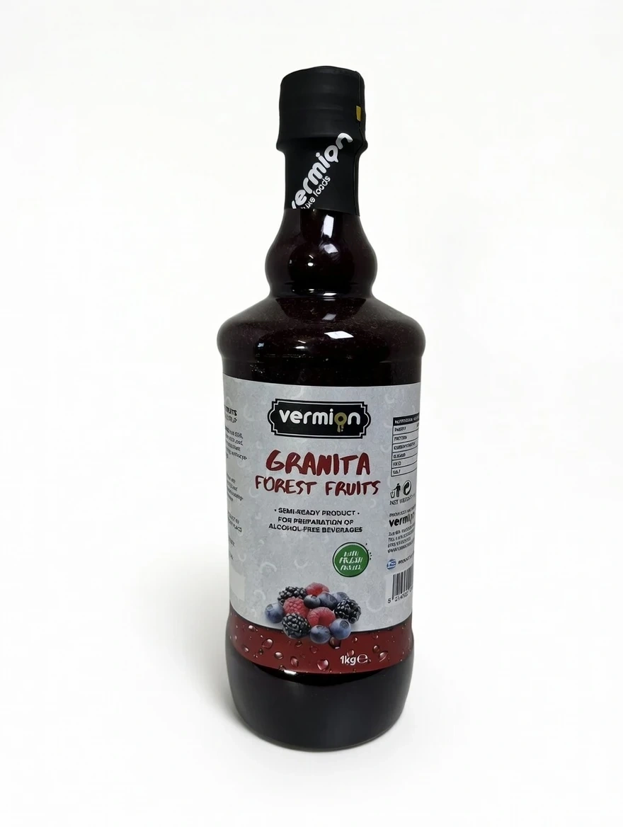 Granita Owoce Leśne syrop - Vermion Deluxe Food Slush Forest Fruits