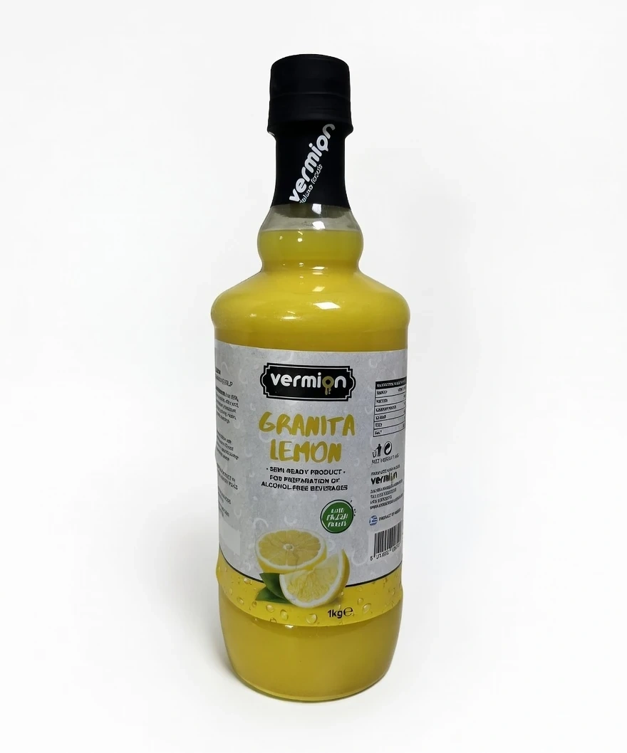 Granita Cytryna syrop - Vermion Deluxe Food Slush Lemon