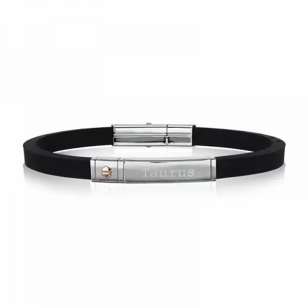 Biżuteria BREIL TJ2295. Bransoletka, Kolor czarny. Mężczyzna.
