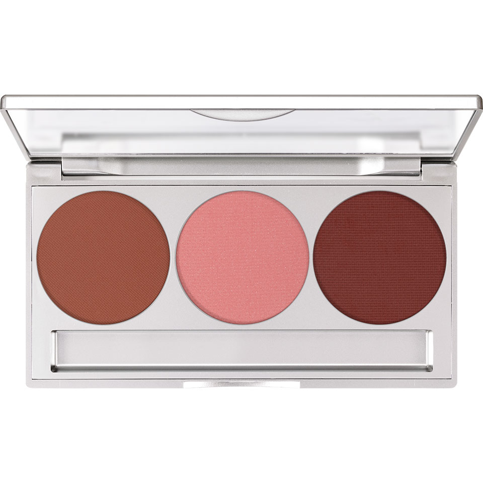Kryolan Trio Blusher Magnetic Paleta Róży do Policzków Subtle