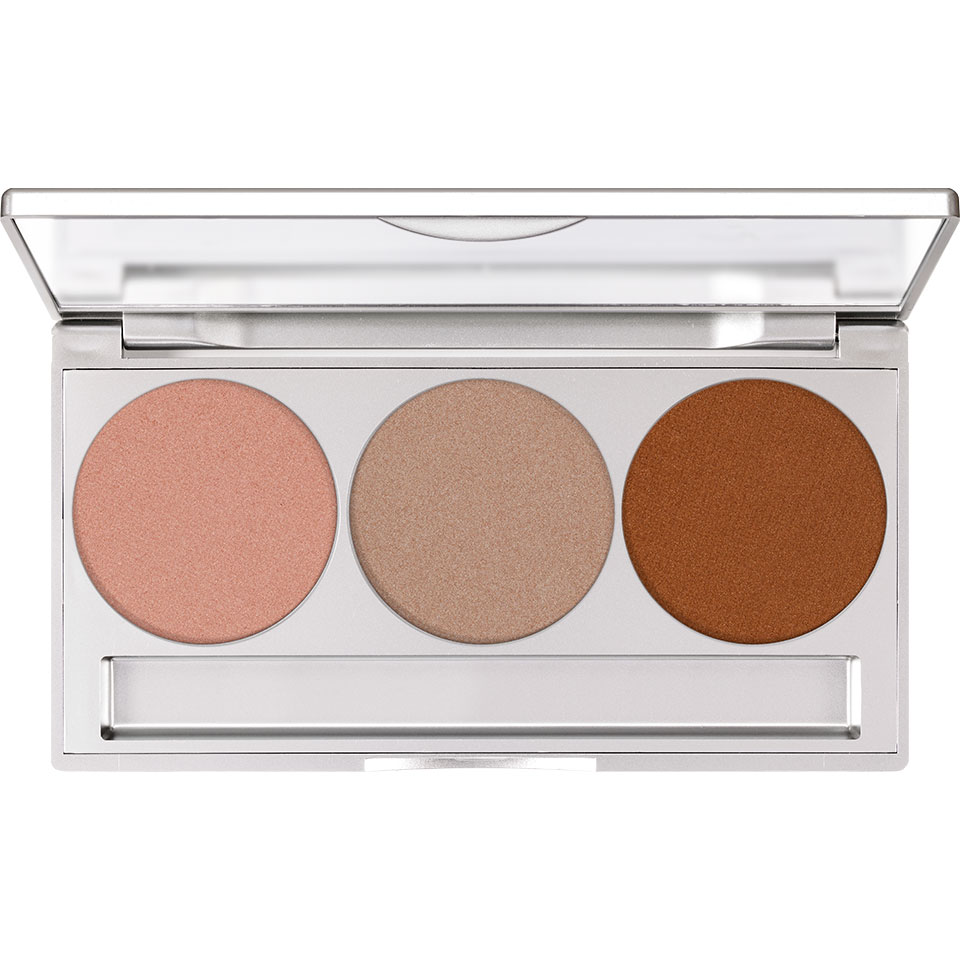 Kryolan Glamour Glow Magnetic Paleta Pudrów Rozświetlających Glow 2