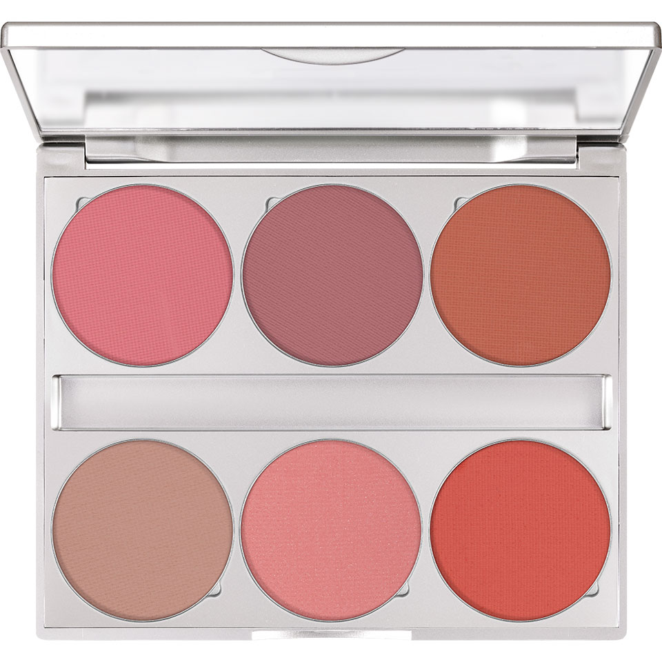 Kryolan Magnetic Blusher Palette Paleta 6 Róży do Policzków Haze